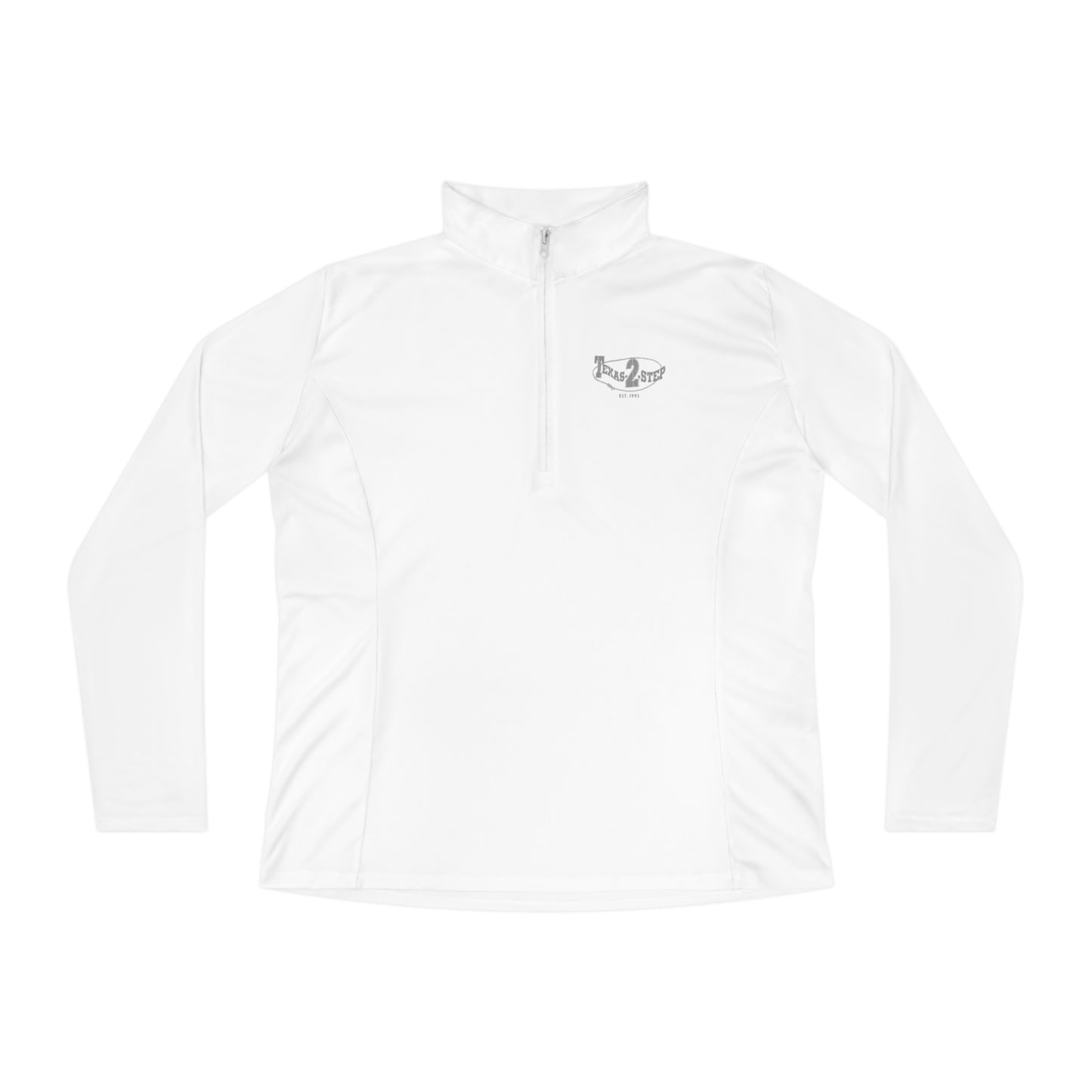 T2S Ladies Quarter-Zip Pullover (T2S logo front-left, blank back)