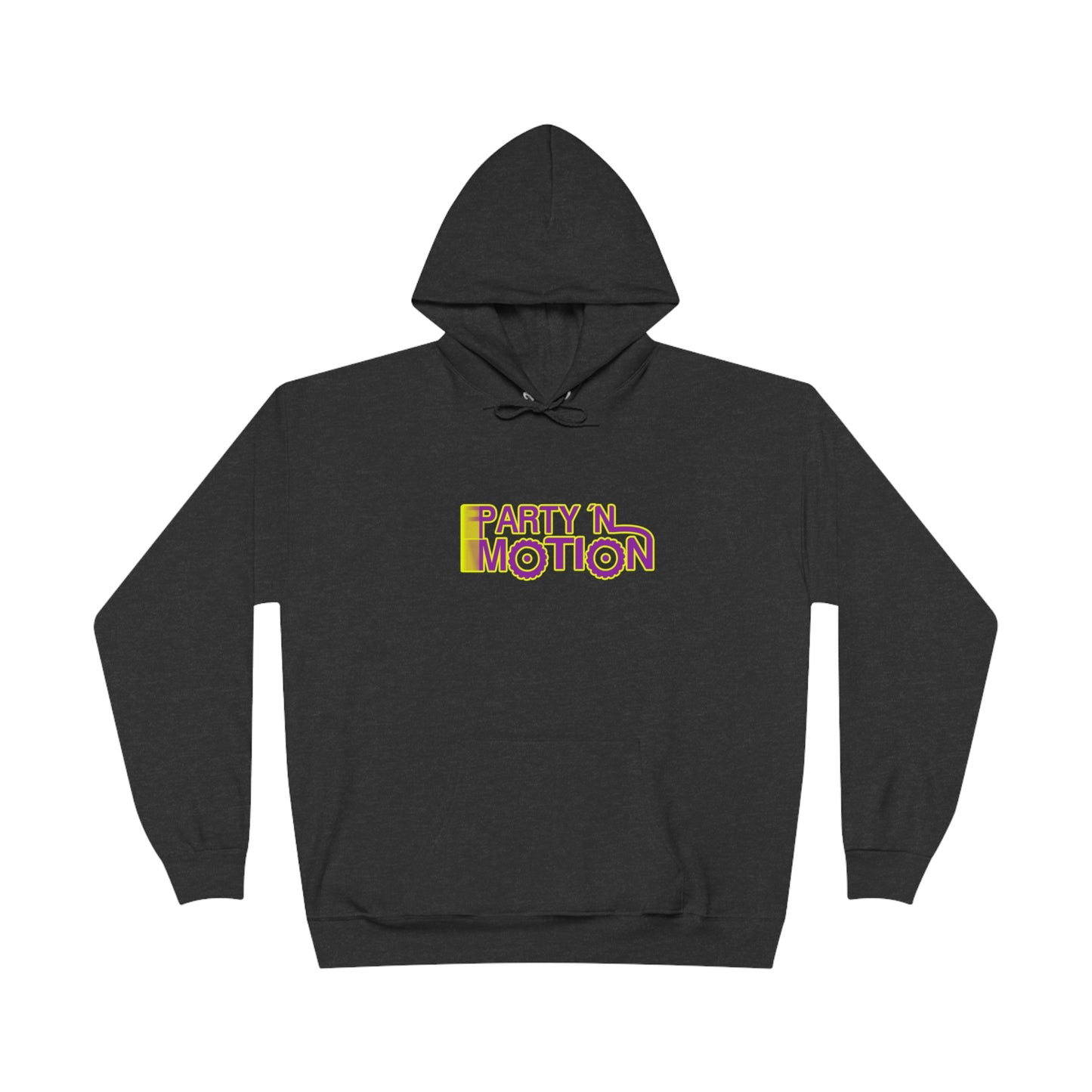 PartyNMotion EcoSmart Pullover Hoodie Sweatshirt (PNM logo front, blank back)